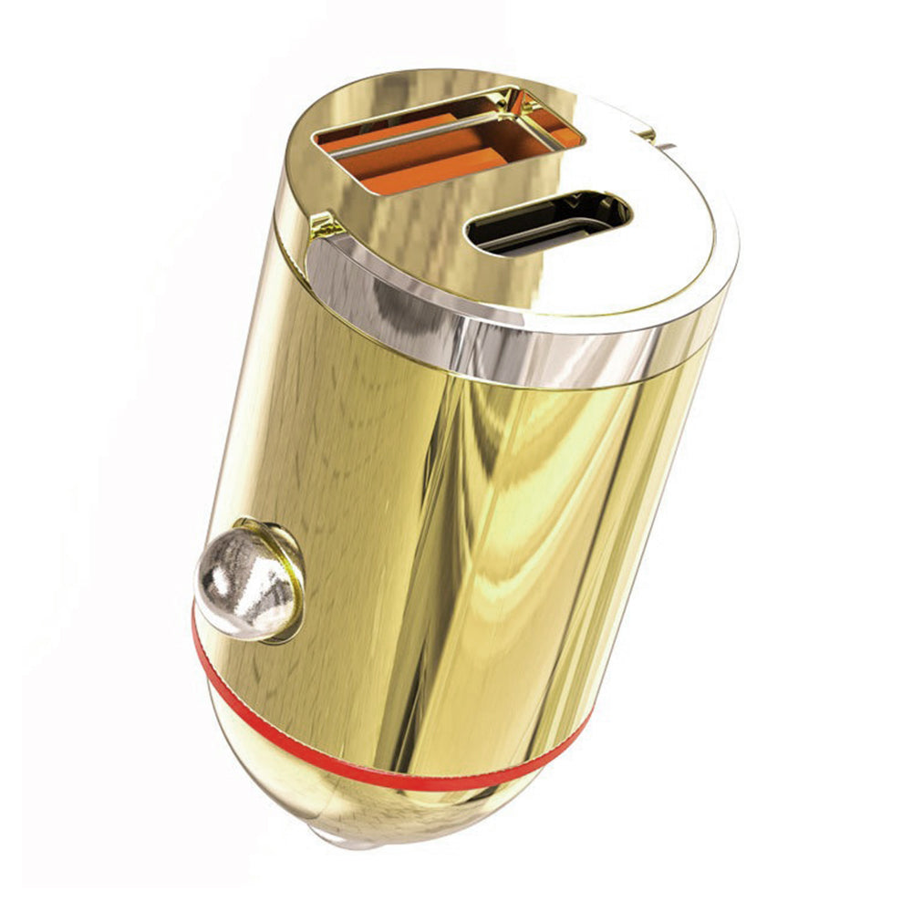 G30J Type-C+USB Dual Port 133W High Power Hidden Pull Ring Car Charger G30J Type-C+USB Dual Port 133W High Power Hidden Pull Ring Car Charger